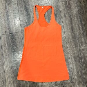 Lululemon Cool Racerback size 6 orange